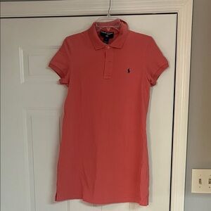 Ralph Lauren Pink Polo Dress, Size Large